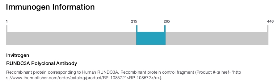 RUNDC3A Polyclonal Antibody