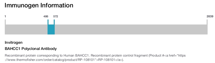 BAHCC1 Polyclonal Antibody