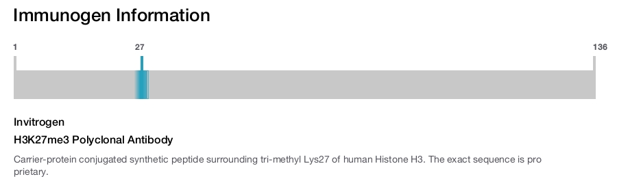 H3K27me3 Polyclonal Antibody