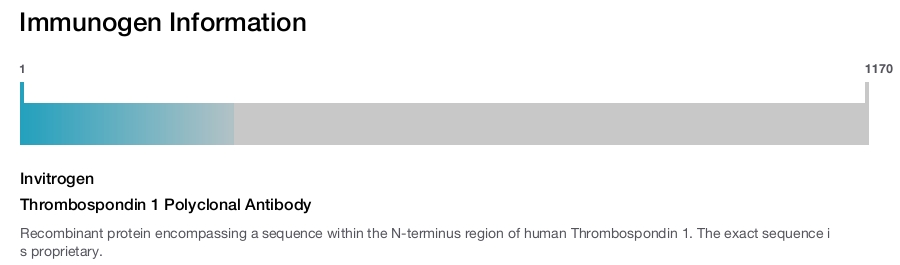 Thrombospondin 1 Polyclonal Antibody