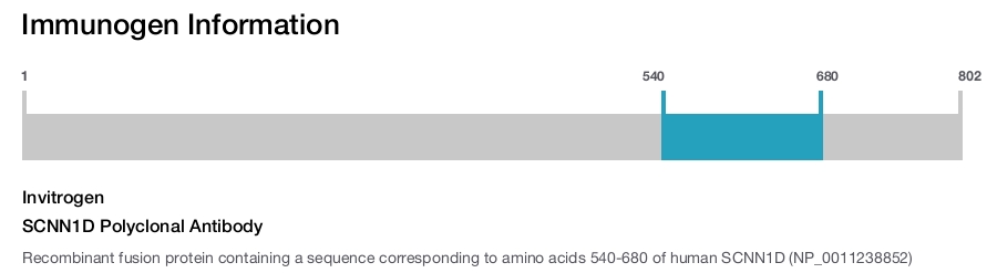 SCNN1D Polyclonal Antibody