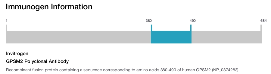GPSM2 Polyclonal Antibody