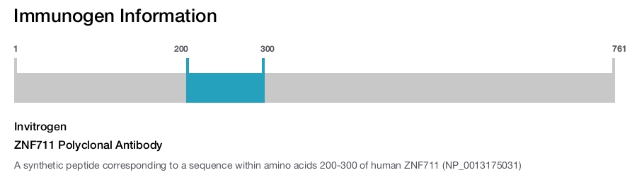 ZNF711 Polyclonal Antibody