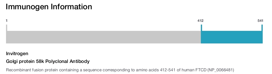 Golgi protein 58k Polyclonal Antibody