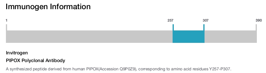 PIPOX Polyclonal Antibody