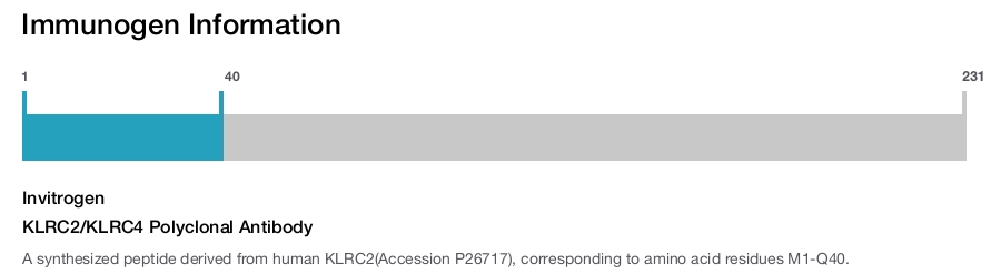 KLRC2/KLRC4 Polyclonal Antibody