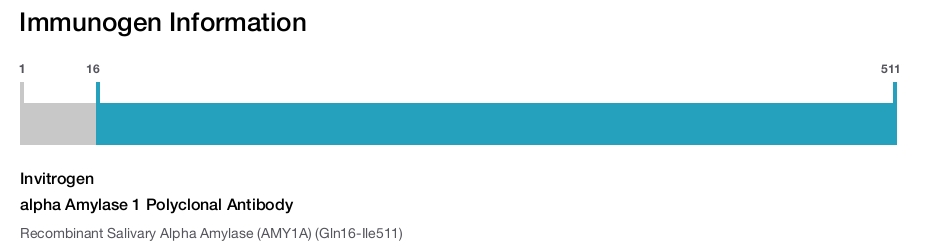alpha Amylase 1 Polyclonal Antibody