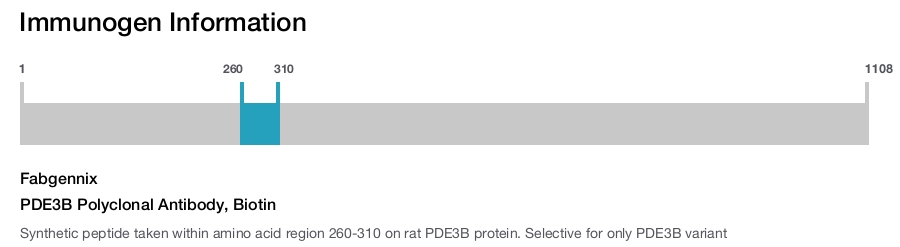PDE3B Polyclonal Antibody, Biotin