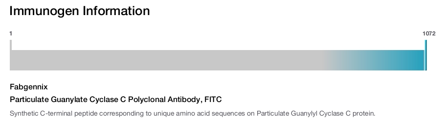 Particulate Guanylate Cyclase C Polyclonal Antibody, FITC