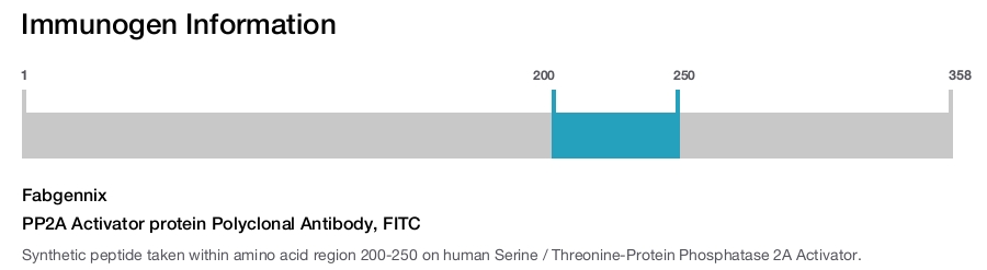 PP2A Activator protein Polyclonal Antibody, FITC