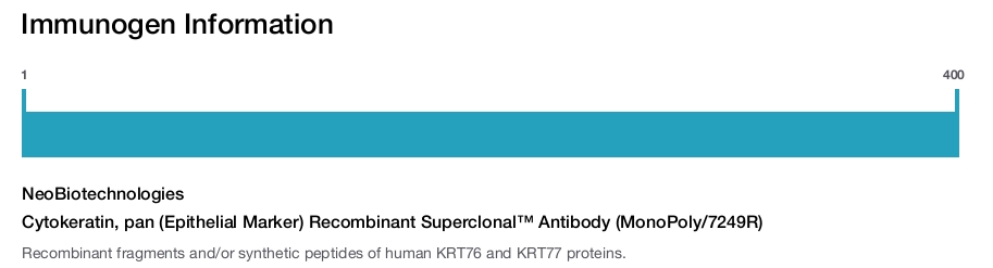 Cytokeratin, pan (Epithelial Marker) Recombinant Superclonal&trade; Antibody (MonoPoly/7249R)
