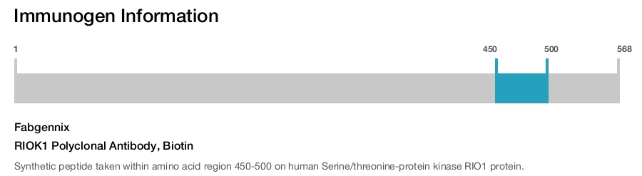 RIOK1 Polyclonal Antibody, Biotin
