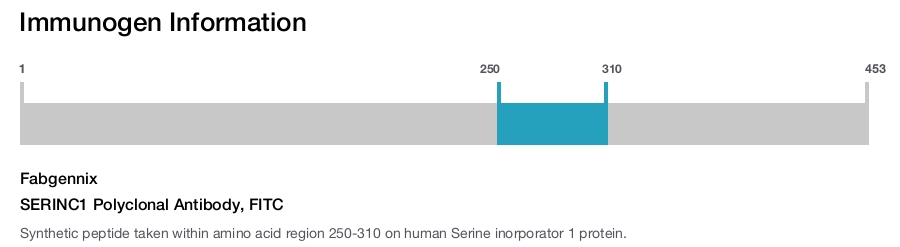 SERINC1 Polyclonal Antibody, FITC