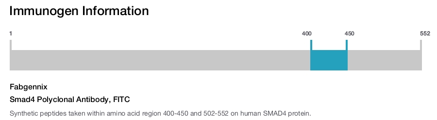 Smad4 Polyclonal Antibody, FITC