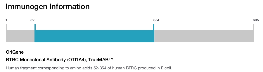 BTRC Monoclonal Antibody (OTI1A4), TrueMAB™