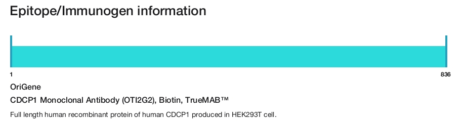 CDCP1 Monoclonal Antibody (OTI2G2), Biotin, TrueMAB&trade;