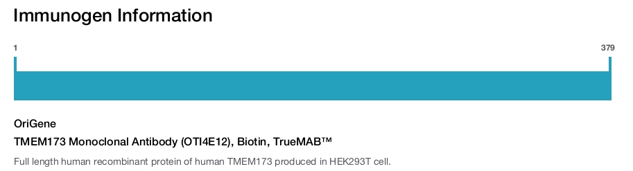 TMEM173 Monoclonal Antibody (OTI4E12), Biotin, TrueMAB&trade;