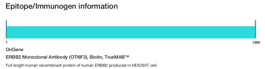 ERBB2 Monoclonal Antibody (OTI6F3), Biotin, TrueMAB&trade;