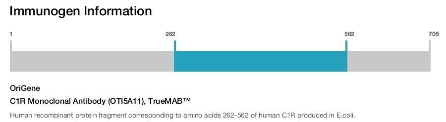C1R Monoclonal Antibody (OTI5A11), TrueMAB&trade;