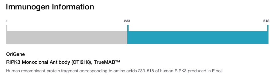 RIPK3 Monoclonal Antibody (OTI2H8), TrueMAB&trade;