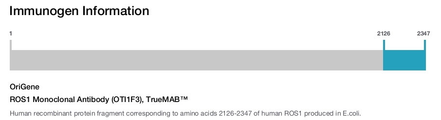 ROS1 Monoclonal Antibody (OTI1F3), TrueMAB&trade;
