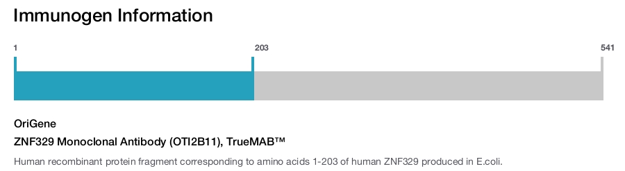 ZNF329 Monoclonal Antibody (OTI2B11), TrueMAB™