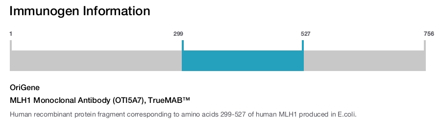 MLH1 Monoclonal Antibody (OTI5A7), TrueMAB&trade;