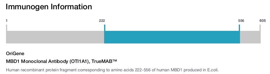 MBD1 Monoclonal Antibody (OTI1A1), TrueMAB&trade;