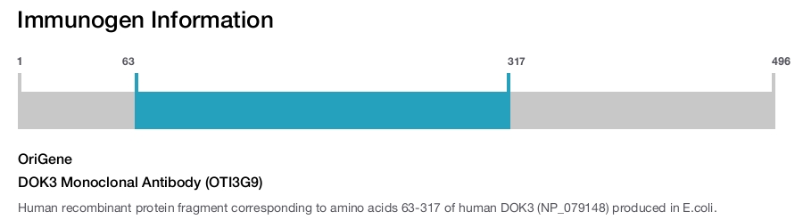 DOK3 Monoclonal Antibody (OTI3G9)