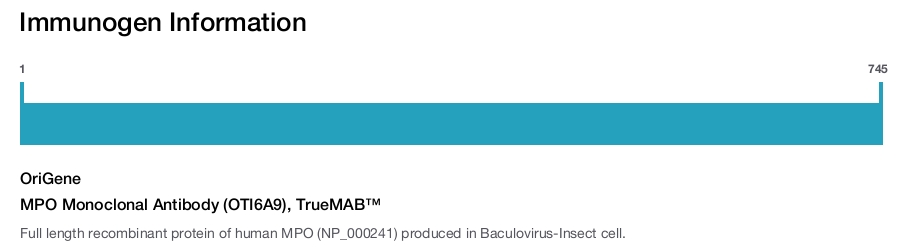 MPO Monoclonal Antibody (OTI6A9), TrueMAB&trade;
