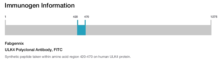ULK4 Polyclonal Antibody, FITC