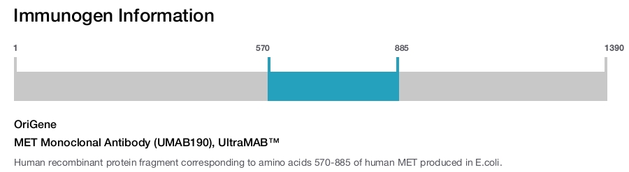 MET Monoclonal Antibody (UMAB190), UltraMAB&trade;