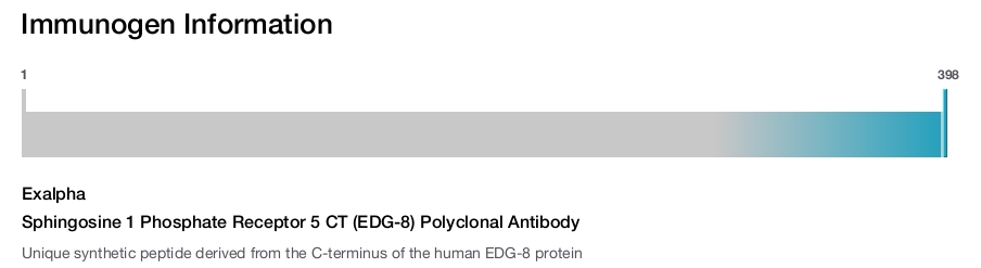 Sphingosine 1 Phosphate Receptor 5 CT (EDG-8) Polyclonal Antibody