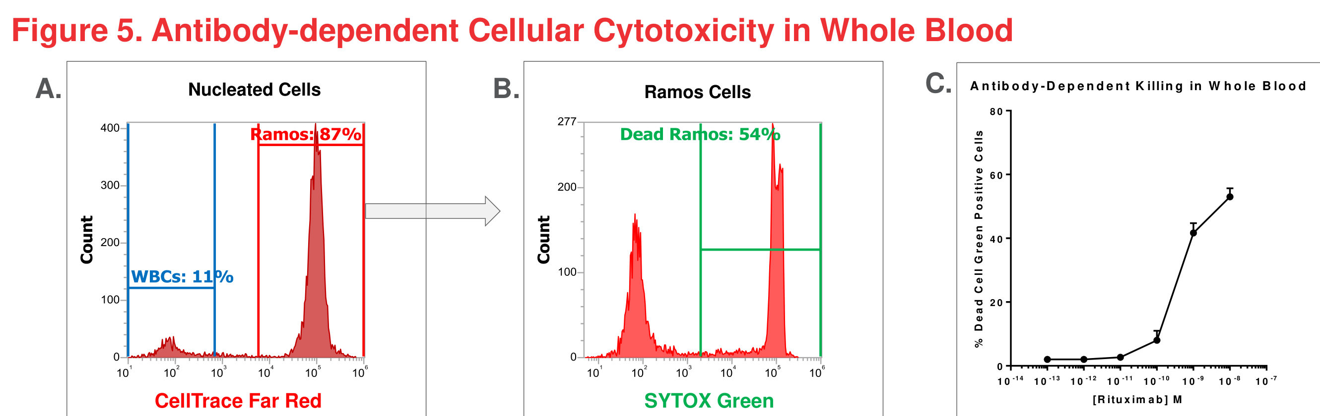 Figure 5 Antibody-Mediated Cellular Cytotoxicity in Whole Blood
