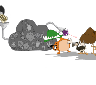 Graphic illustrates garbage in, garbage out