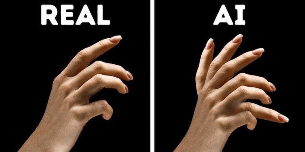 Figure 6 - AI generated hand