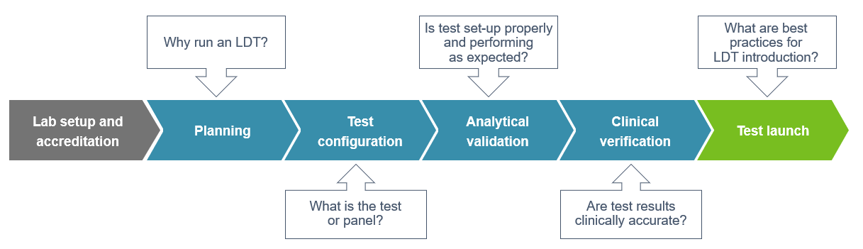 LTD process A graphic walks readers through the steps of developing an LDT