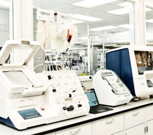 Instruments on a Lab Bench