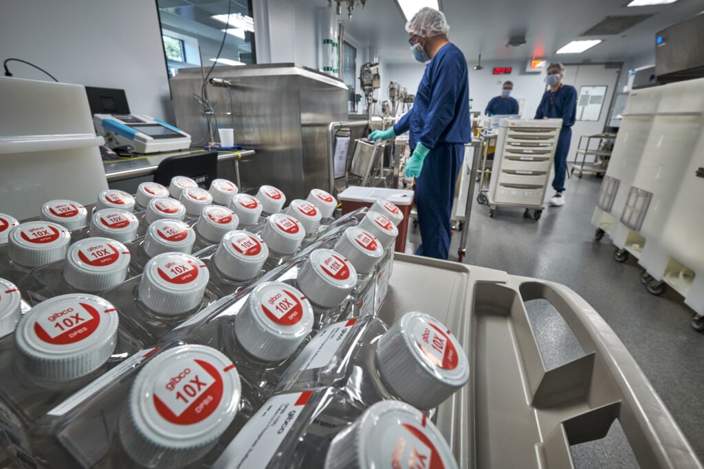 GMP viral vector manufacturing operations at Lexington, MA site