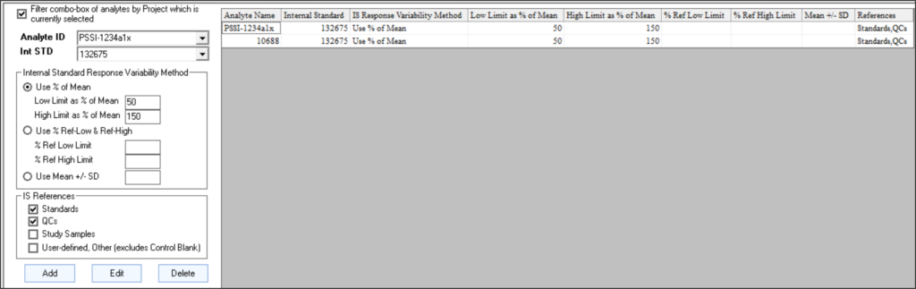 Establish IS criteria