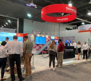 Thermo Fisher Scientific booth at Pack Expo 2021