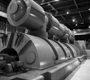 Turbine room in a Fossil Power Plant