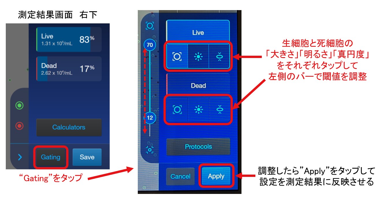 図5. Countess 3/3 FLのパラメーター設定画面