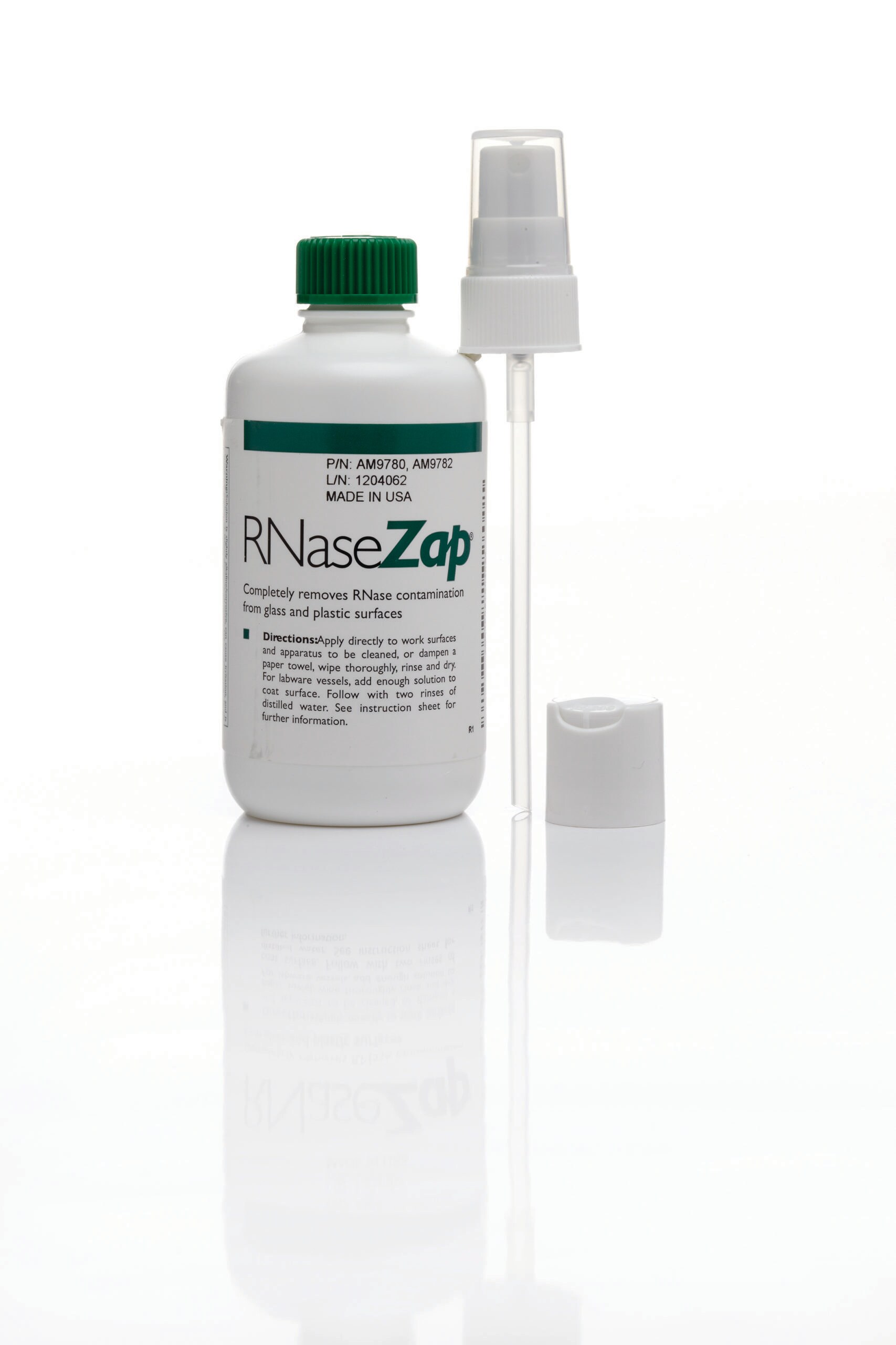 Trace quantities of RNase can lead to lower yields from in vitro transcription reactions, degradation during RNA purification protocols, and variable results with qRT-PCR. Keep lab equipment and work surfaces RNase-free with RNaseZap and other specialty lab cleaning solutions.