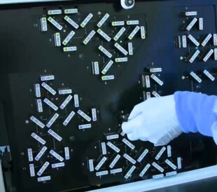Inner view of the Attune Xenith Spectral Flow Cytometer