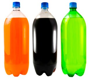 soda bottles
