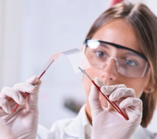 scientists with graphene