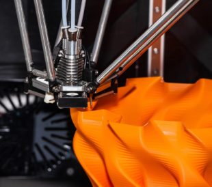 Filaments are plastic materials in spaghetti-like strands that are melted and extruded onto a 3D printer to make a component or final product according to 3D software specifications.