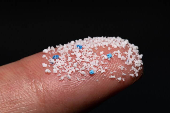 Small plastic pellets that lead to microplastic pollution