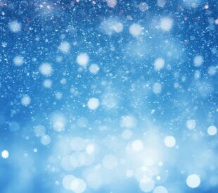abstract concept of chilly, blue glitter ball bokeh gradient background
